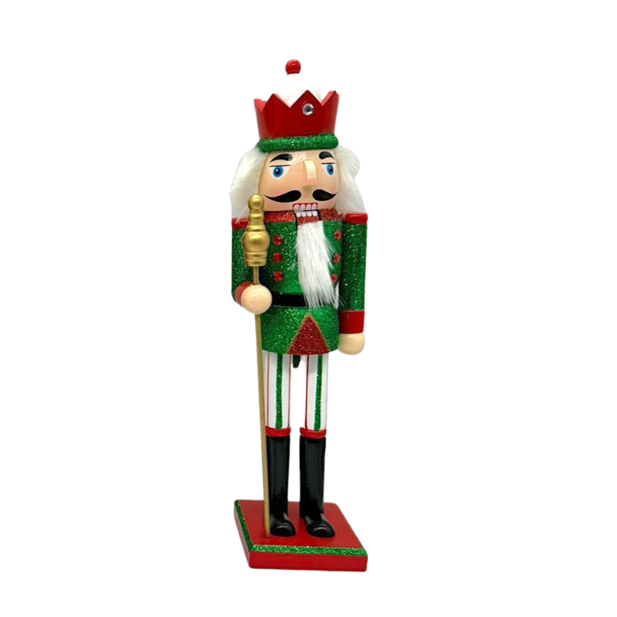 NUTCRACKER 15" RED/GREEN 1PC