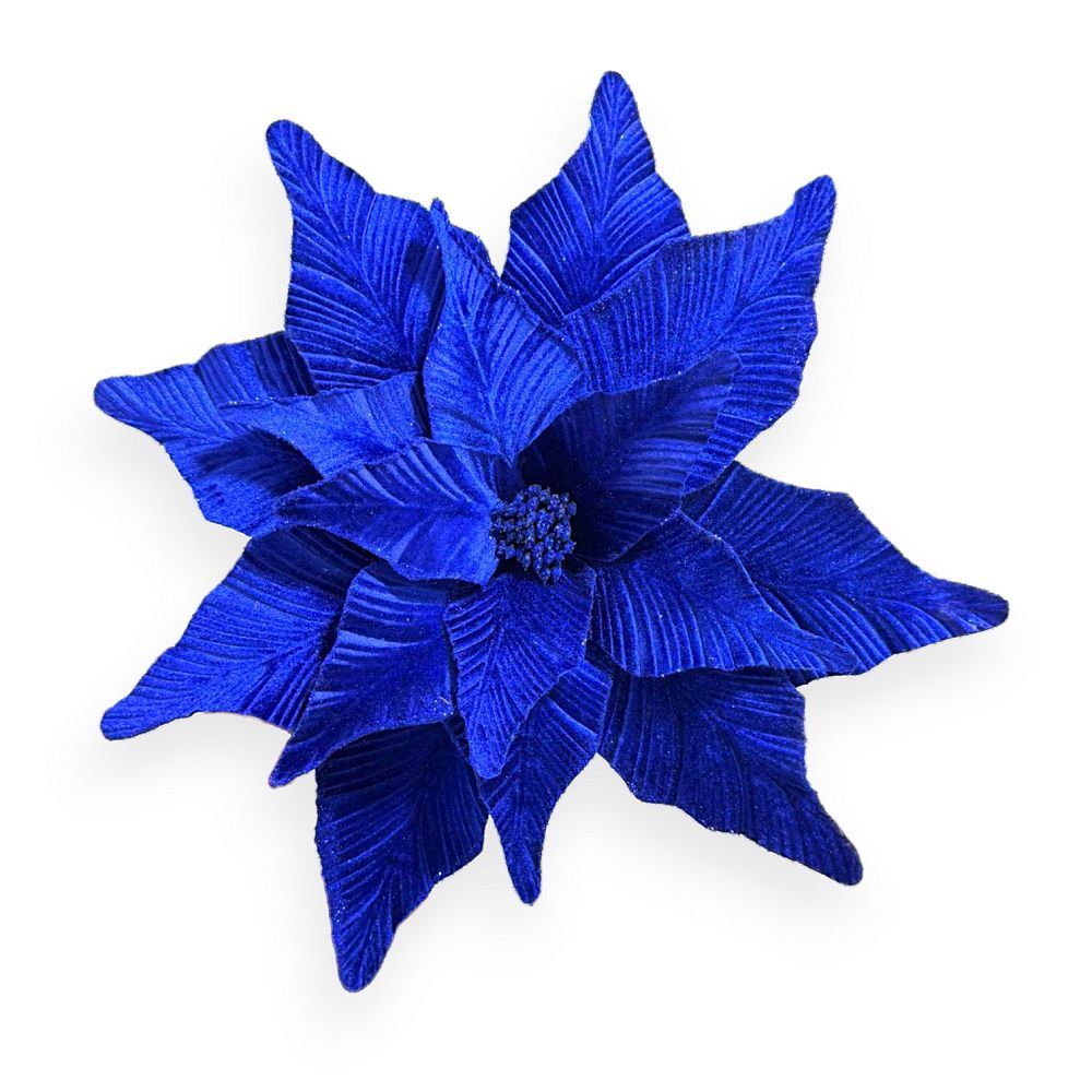 Velvet Poinsettia Stem