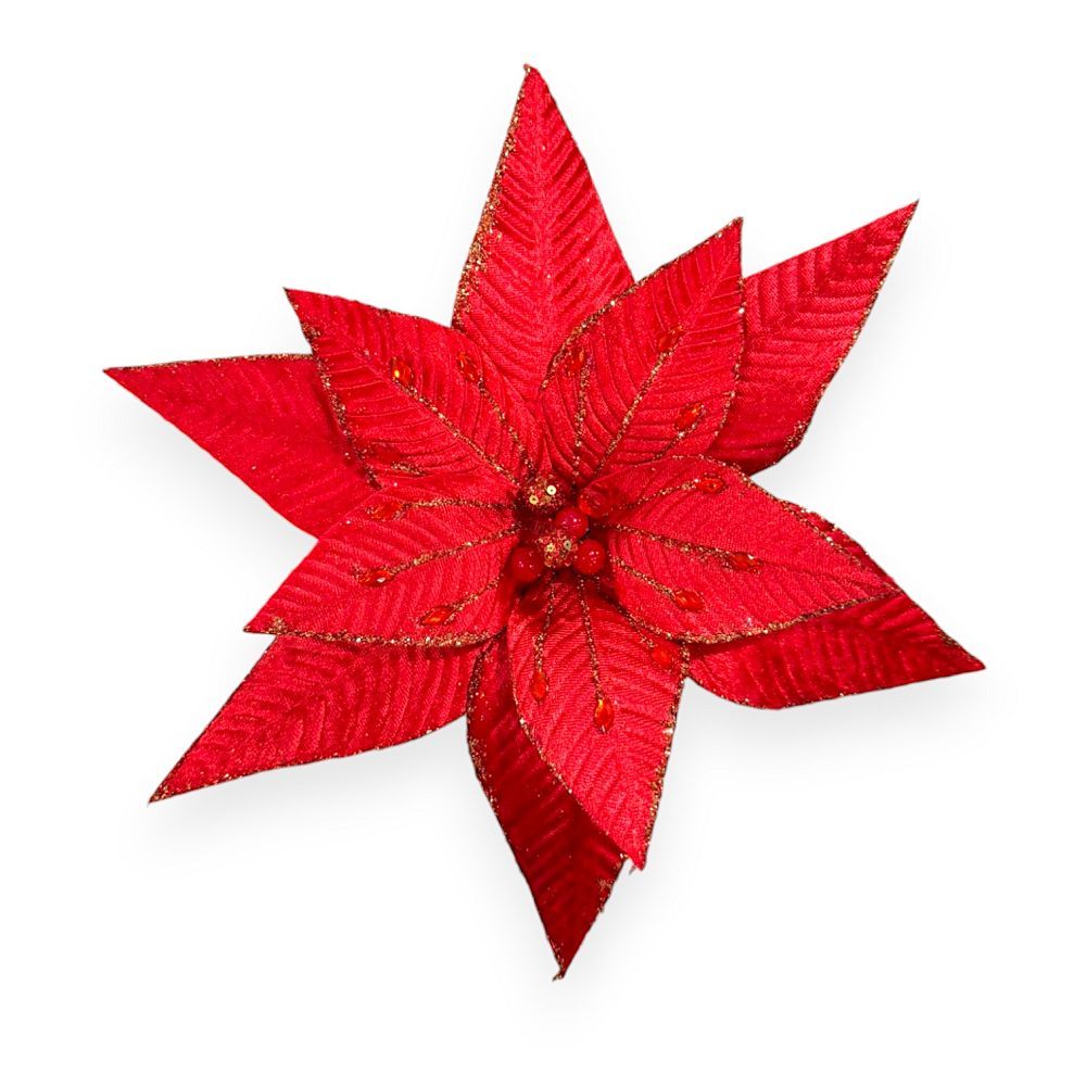 Elegant Beads Poinsettia