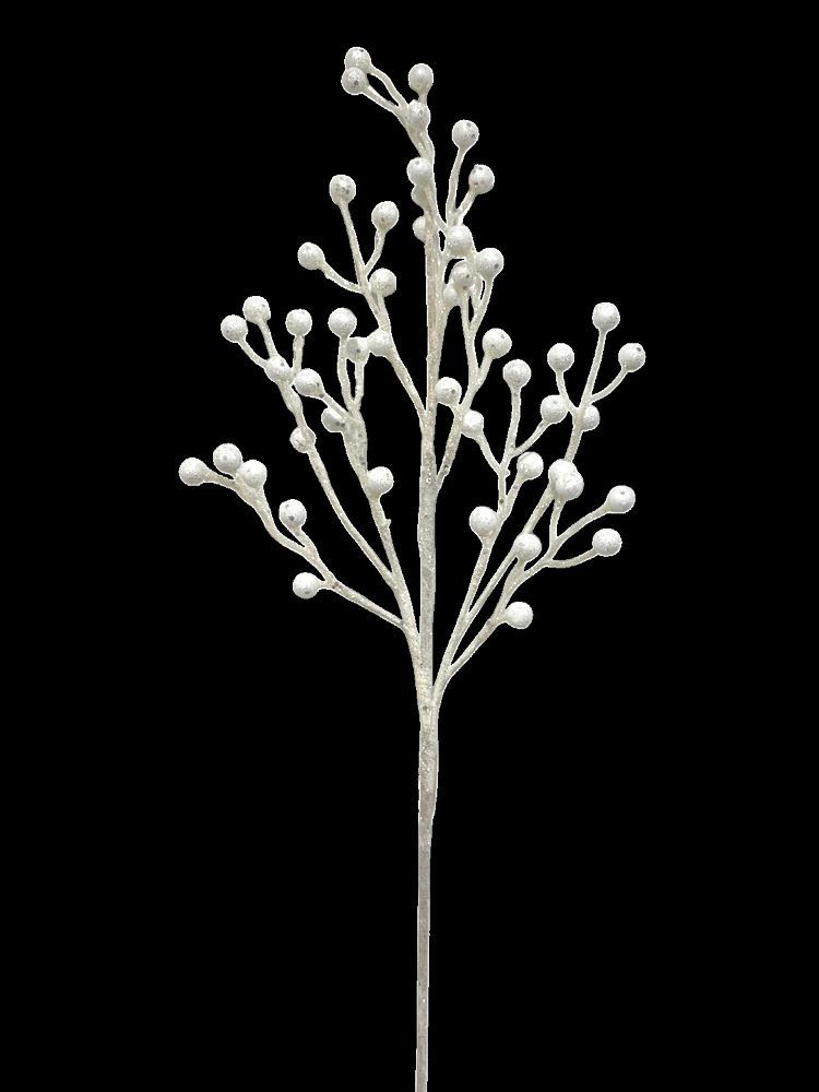 Glitter Berry Branch 28"
