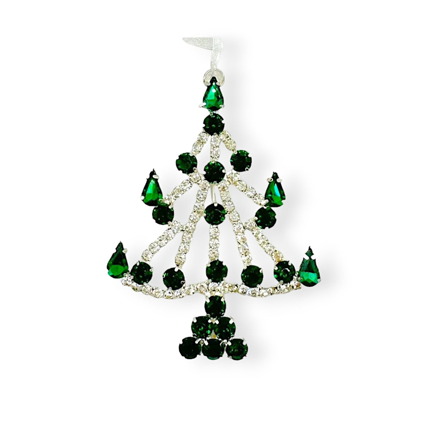 BRASS CHAIN TREE ORNAMENT 4"