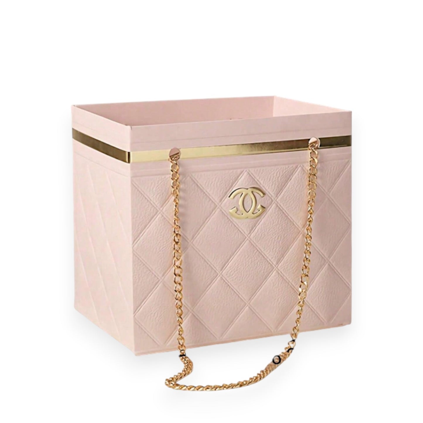 Floral Gift Box with Gold Chain 5pcs