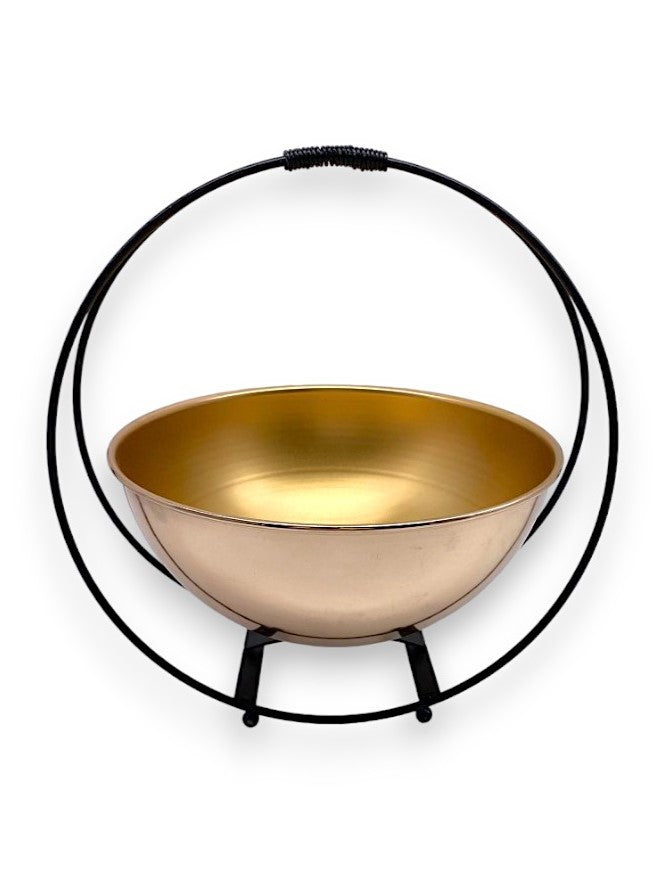 METAL VASE BOWL