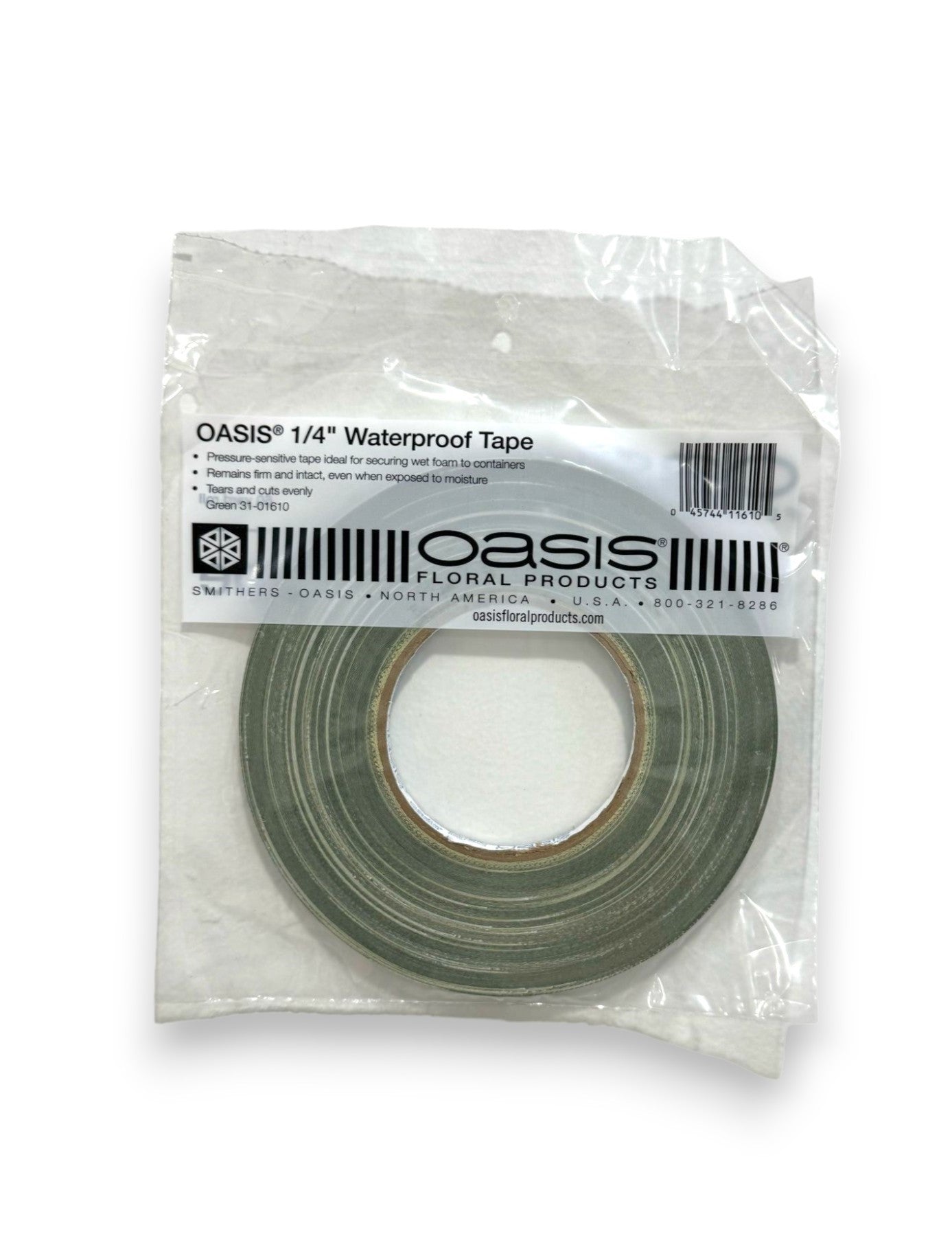 WATERPROOF GREEN TAPE Chan's Silk Flowers, inc