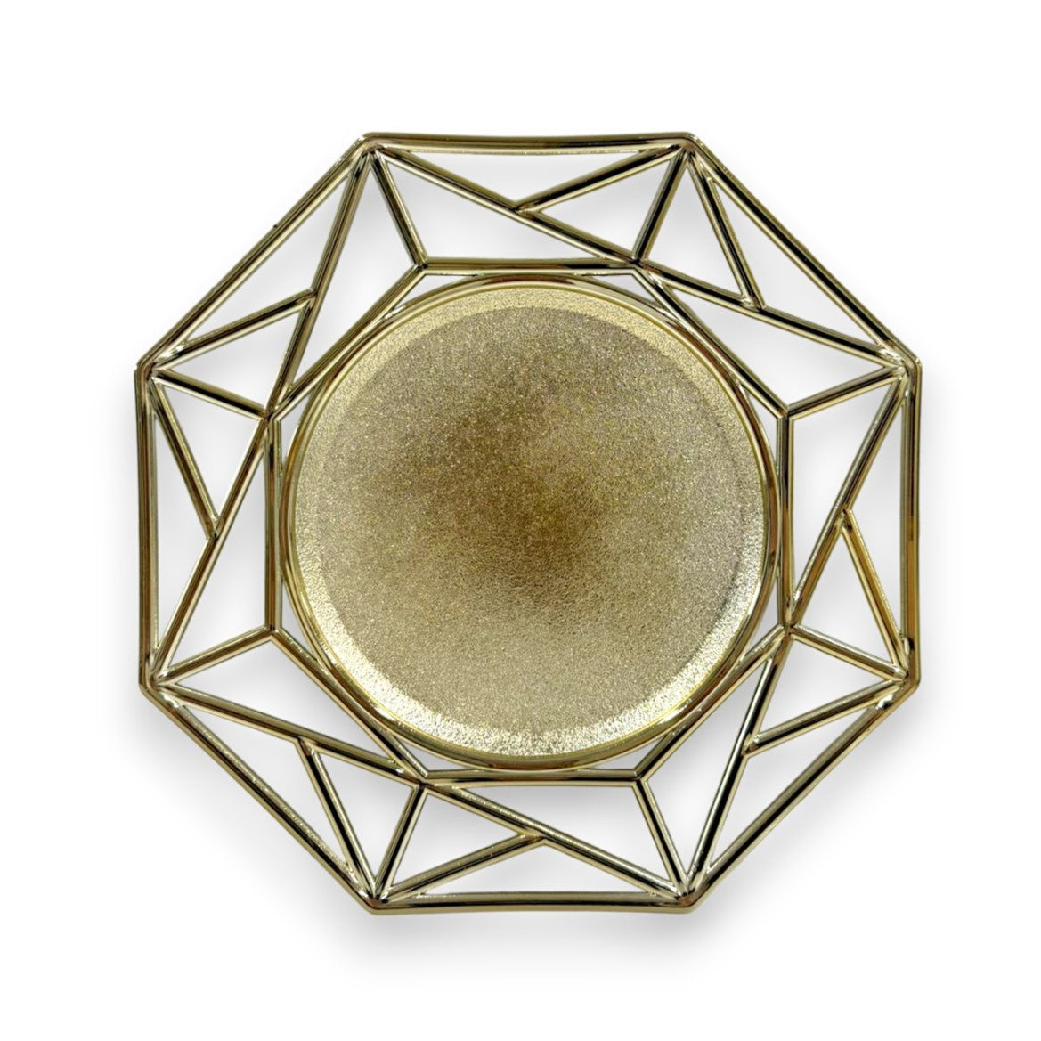 PLASTIC CHARGER GEOMETRIC