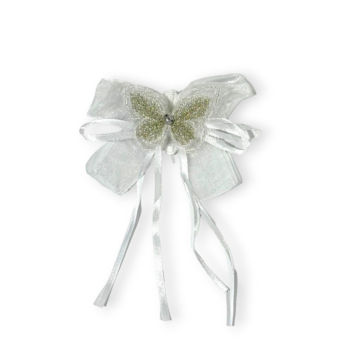 PEARL BOW BOUTONNIERE