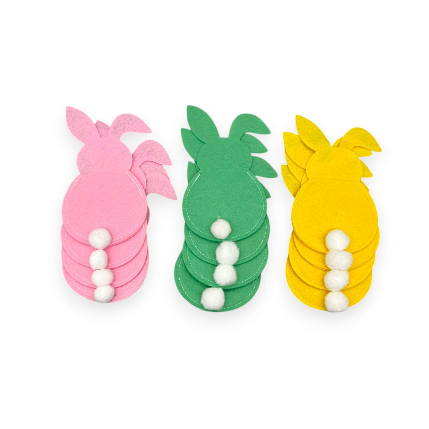 FELT BUNNY CUTLERY HOLDERS 12PCS