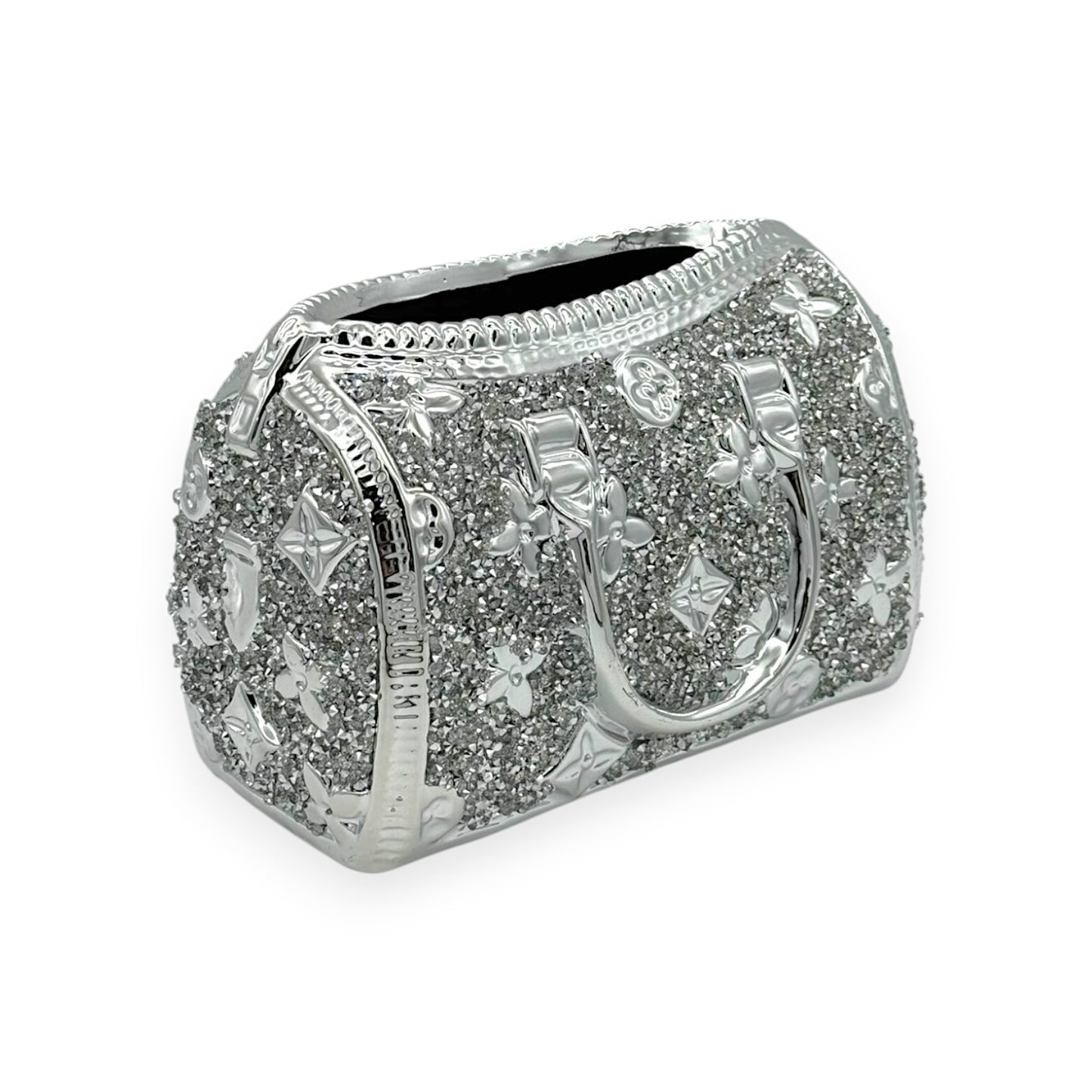 PURSE CERAMIC VASE 7.5"