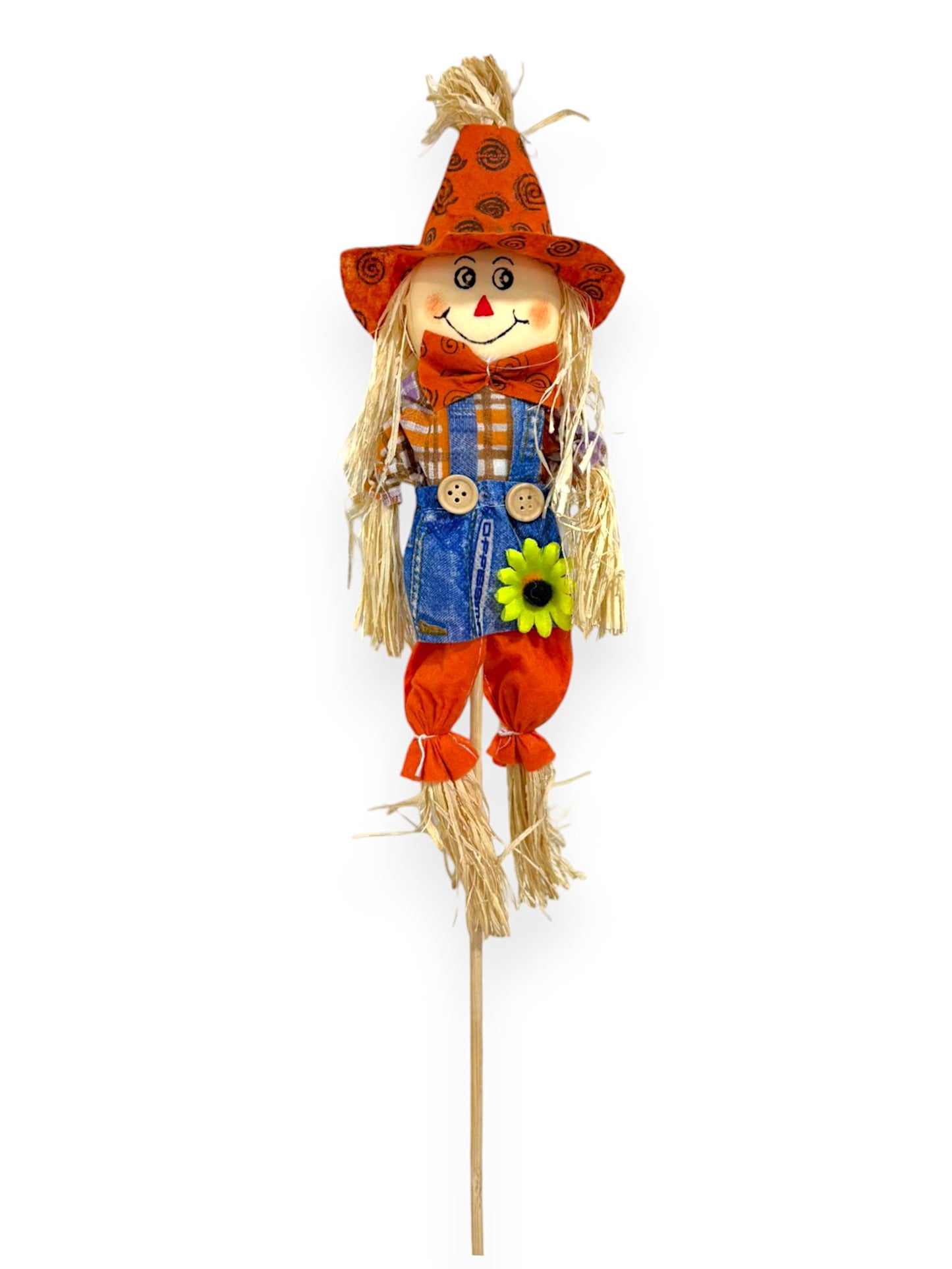 SCARECROW ON STICK 18"