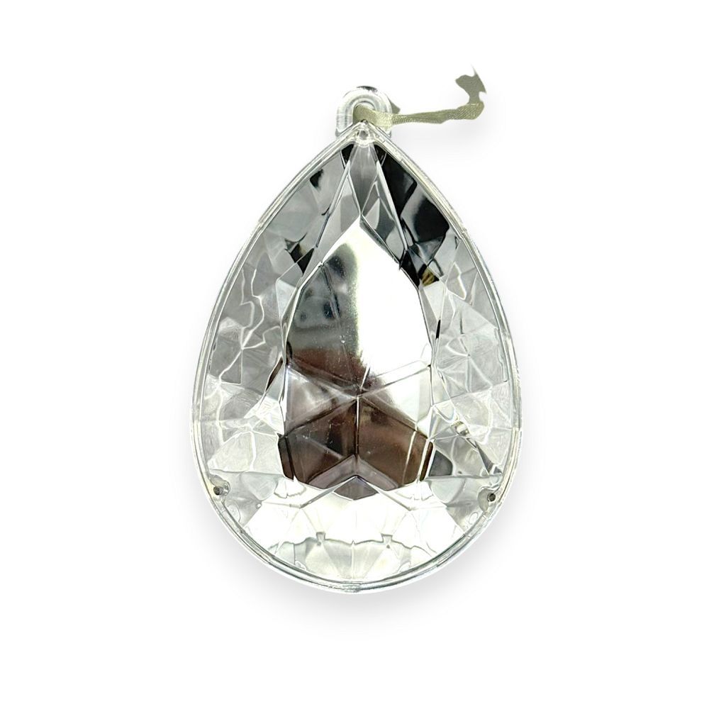 Jewel Ornament Teardrop Shape 5"