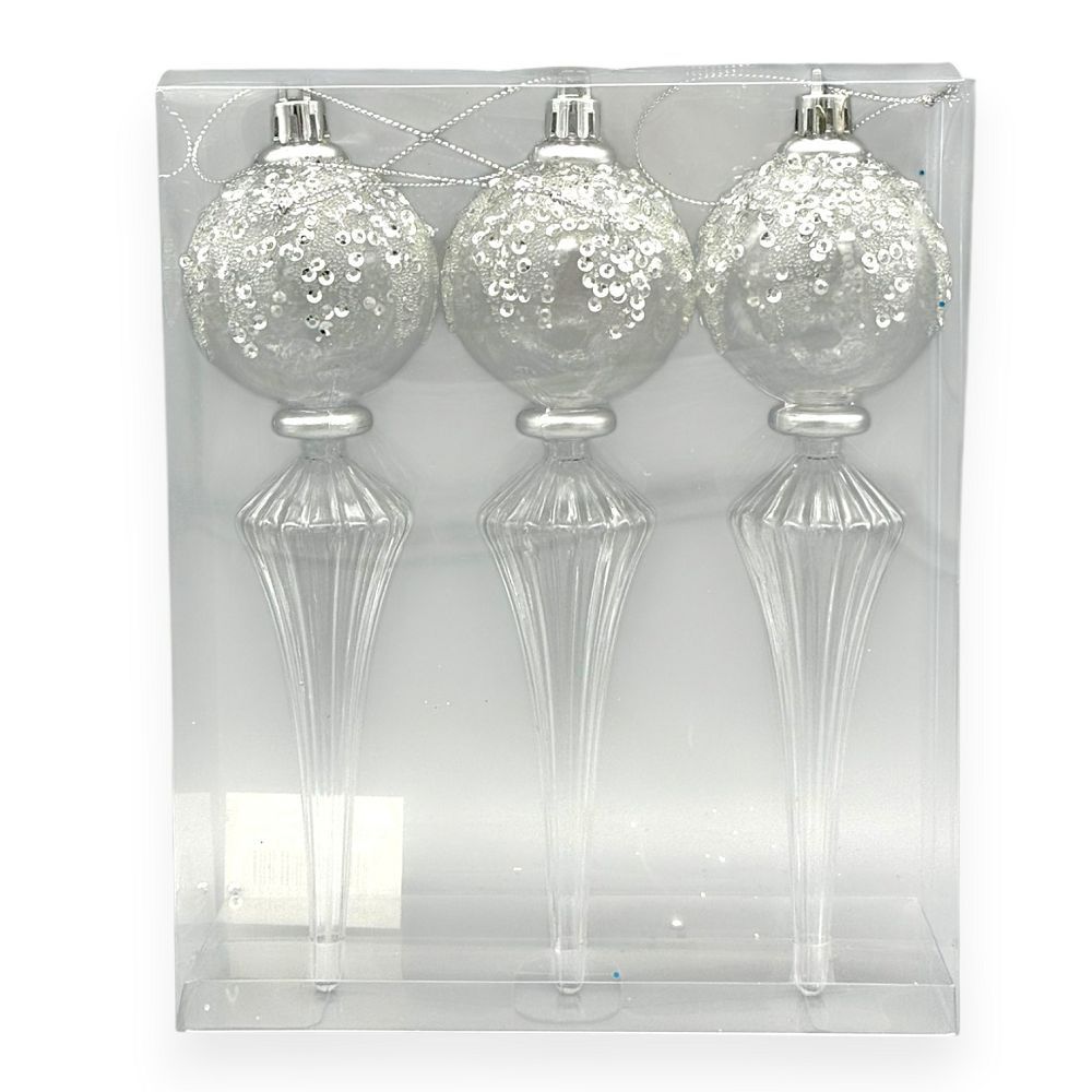 Finial Ornaments 3PC/Box