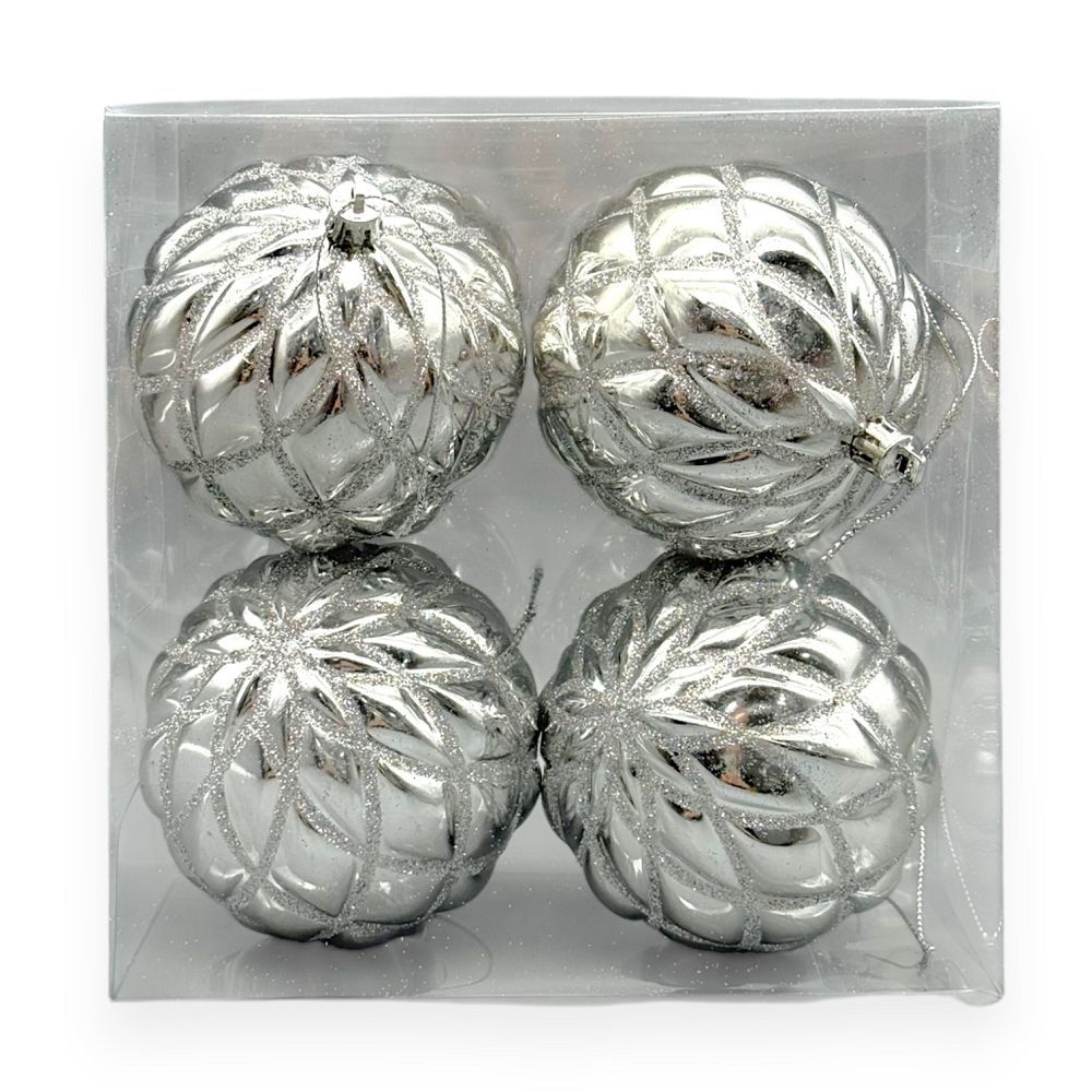 Christmas Ball Ornaments 4PCS/Box