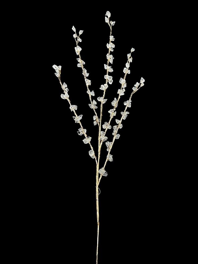 Acrylic Branch with Gold Stem 30"