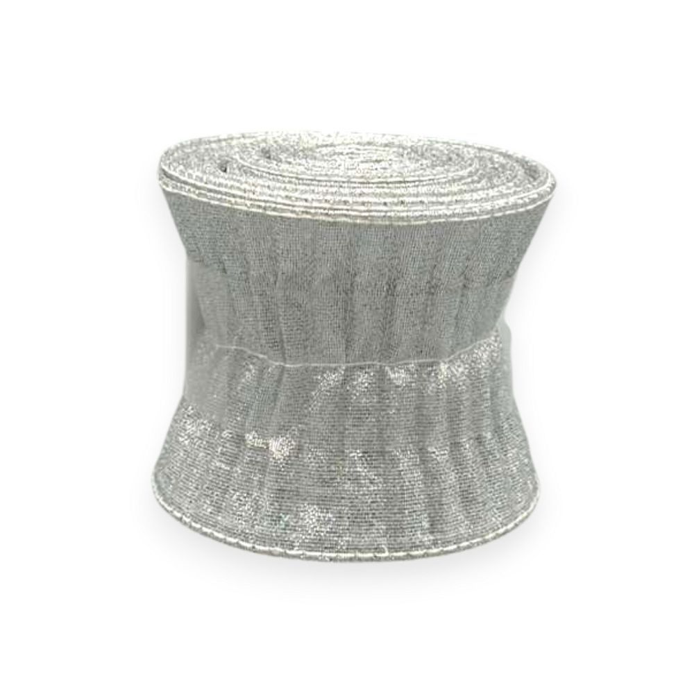 Pleated Metallic Ribbon 3YDS