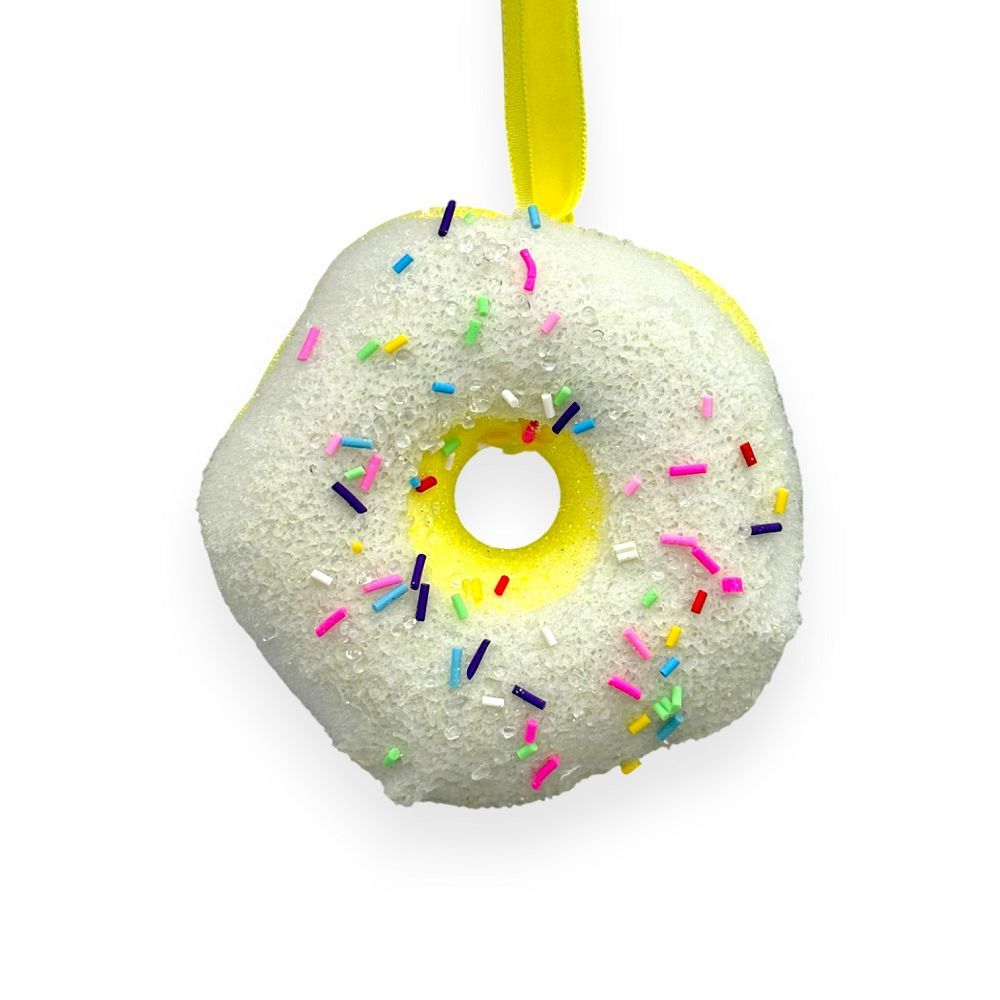 Donut Christmas Ornament 4"