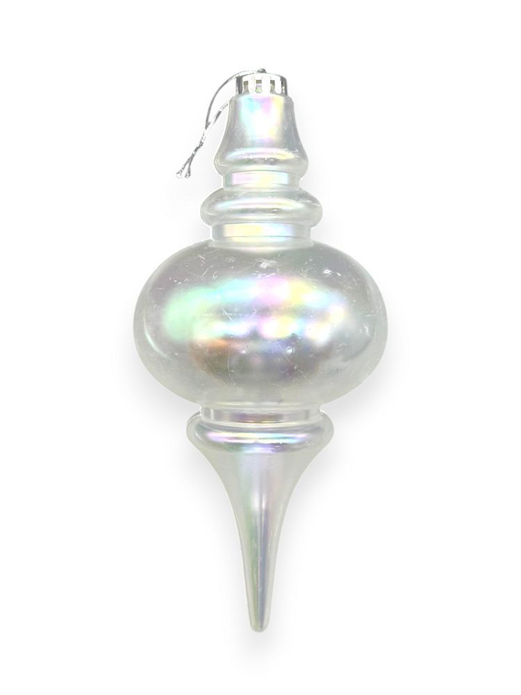 Iridescent Finial Ornaments 9"
