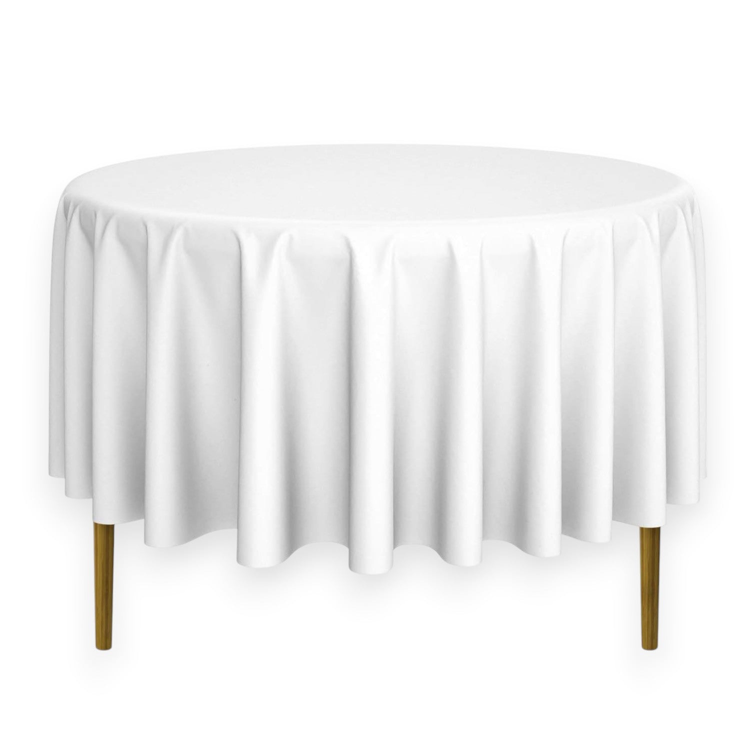 Round Polyester Tablecloth  96"