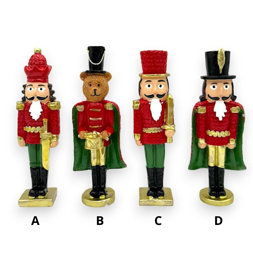 RESIN NUTCRACKER 8" 1PC