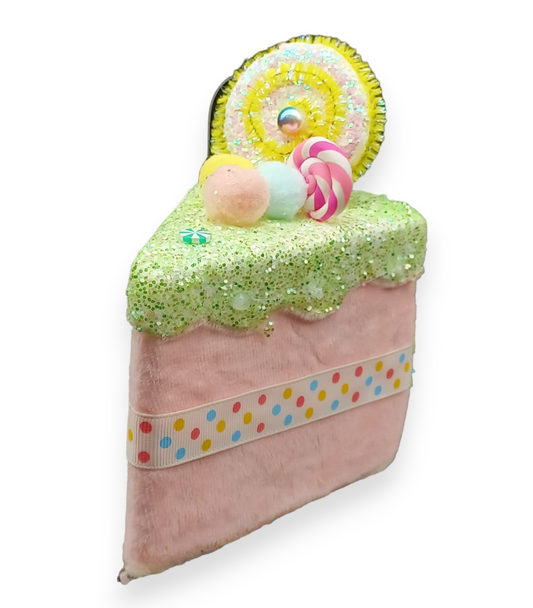 HANG SLICE CAKE ORN 5"