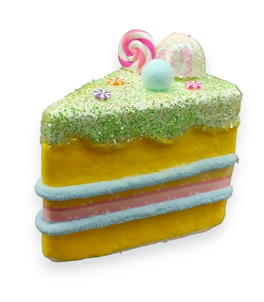 HANG SLICE CAKE ORN 5"