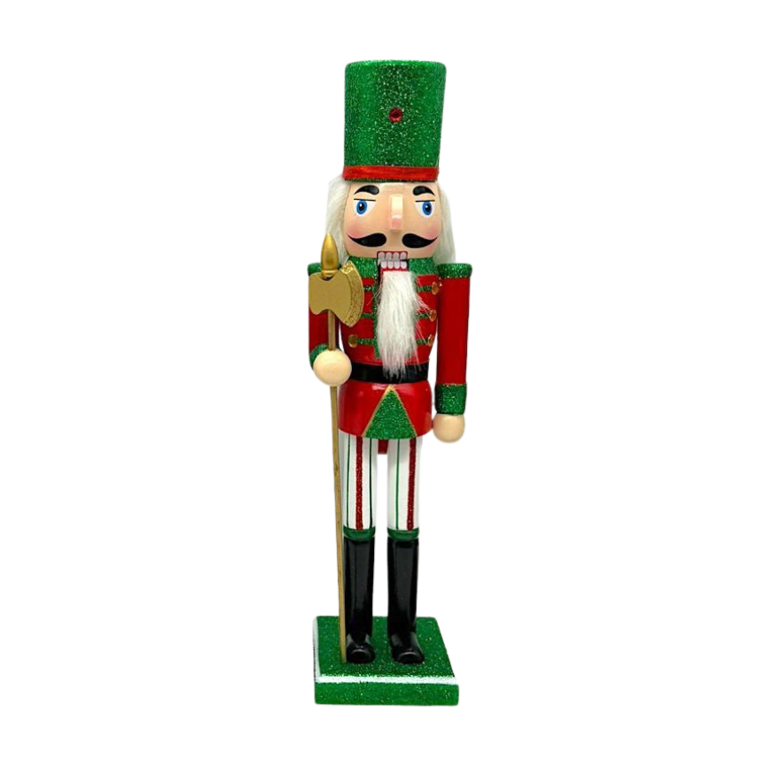 NUTCRACKER 15" RED/GREEN 1PC