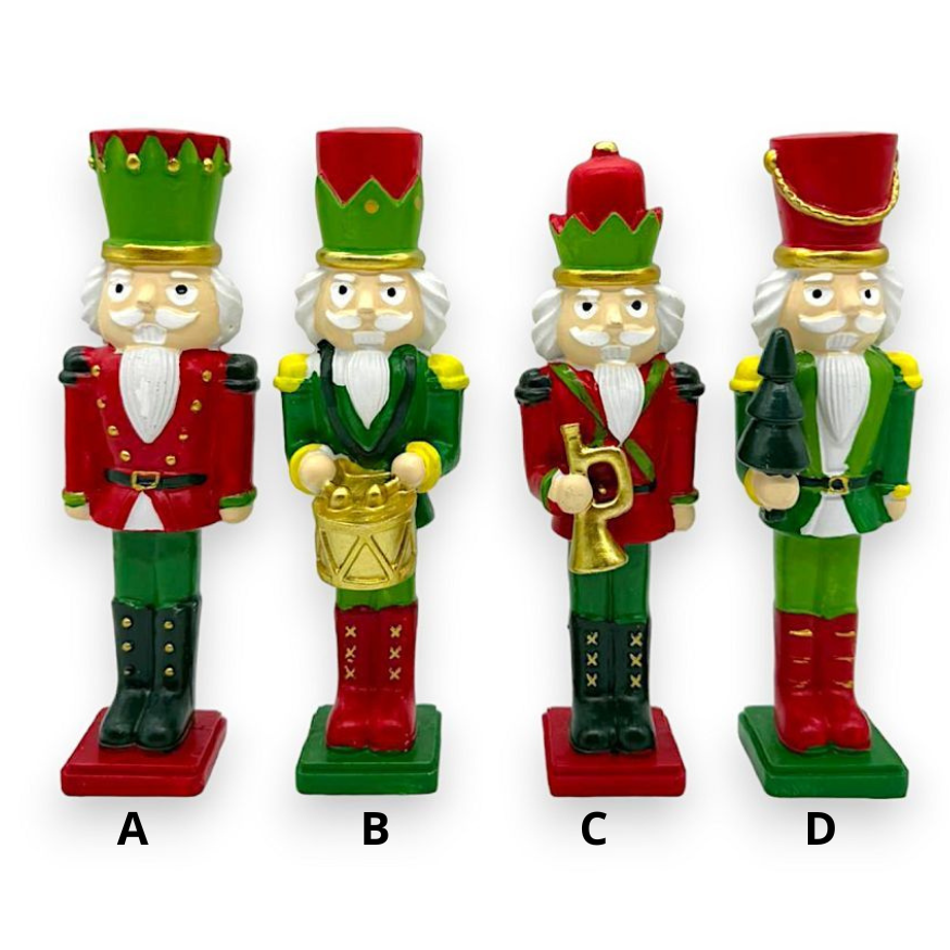 RESIN NUTCRACKER 8" 1PC