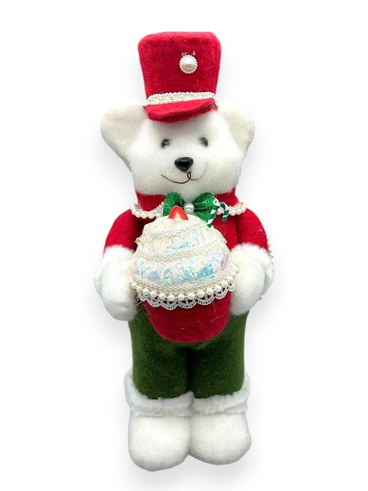 Bear Soldier with Cupcake