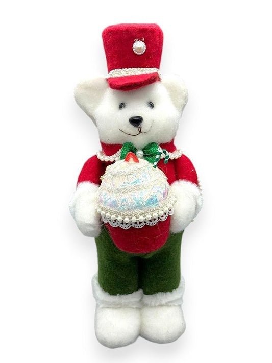 Bear Soldier with Cupcake