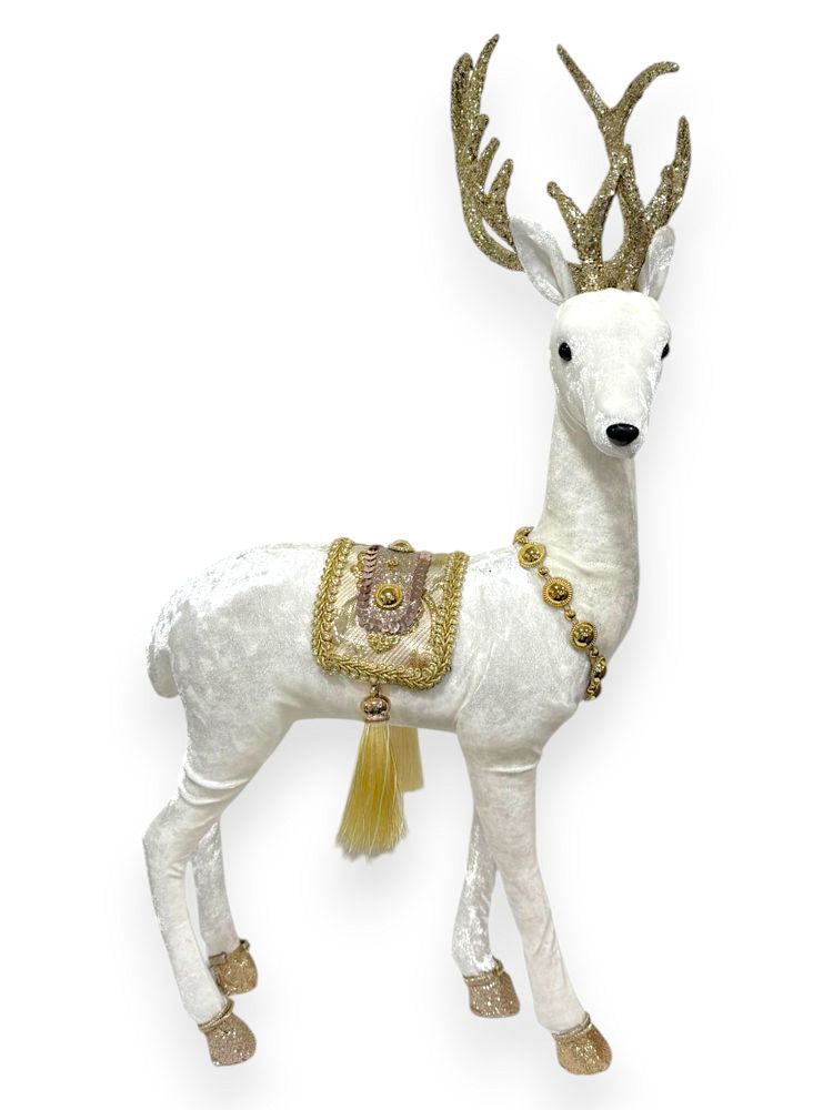 Luxurious White Reindeer