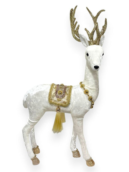 Luxurious White Reindeer