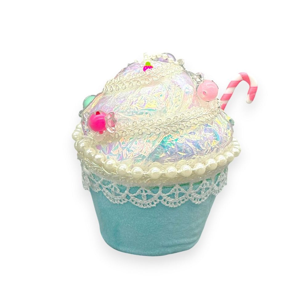 Pastel Cupcake Ornaments 4"