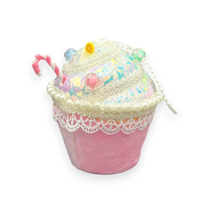 Pastel Cupcake Ornaments 4"