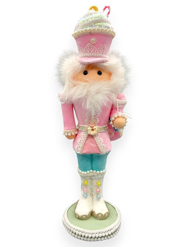 Pastel Candyland Nutcracker 17"