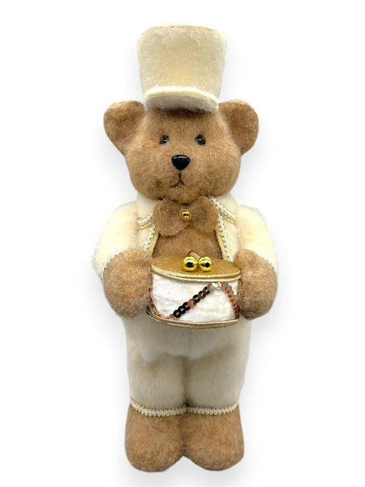 Bear Soldier Drummer Brown