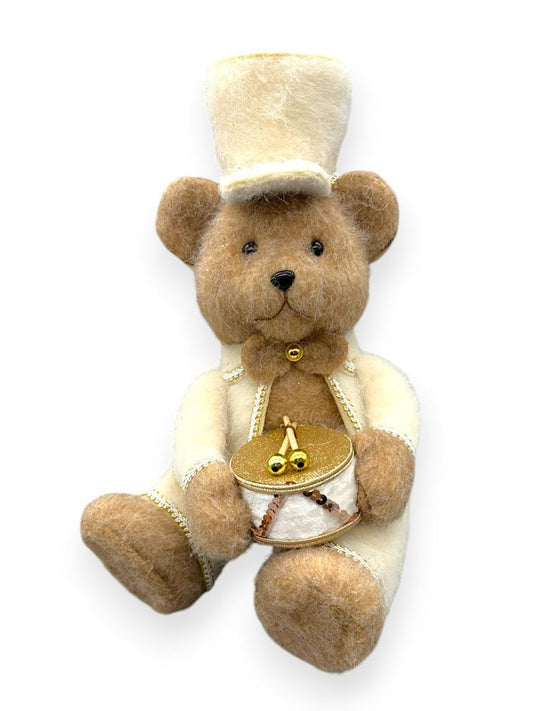 Bear Soldier Drummer Brown
