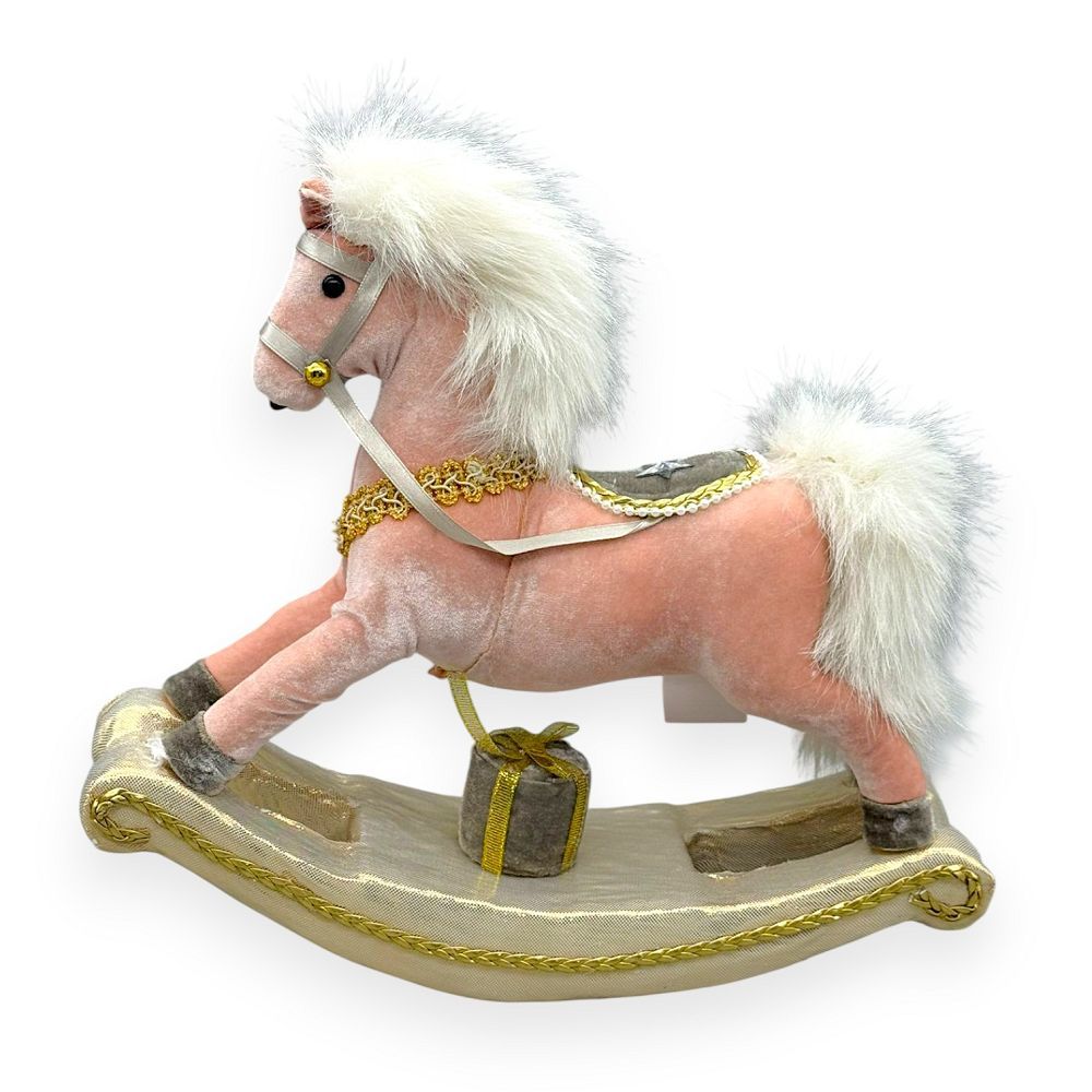 ink Velvet Rocking Horse 12"