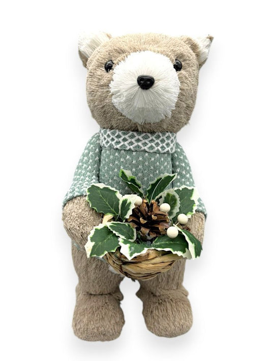Bear with Green Sweater