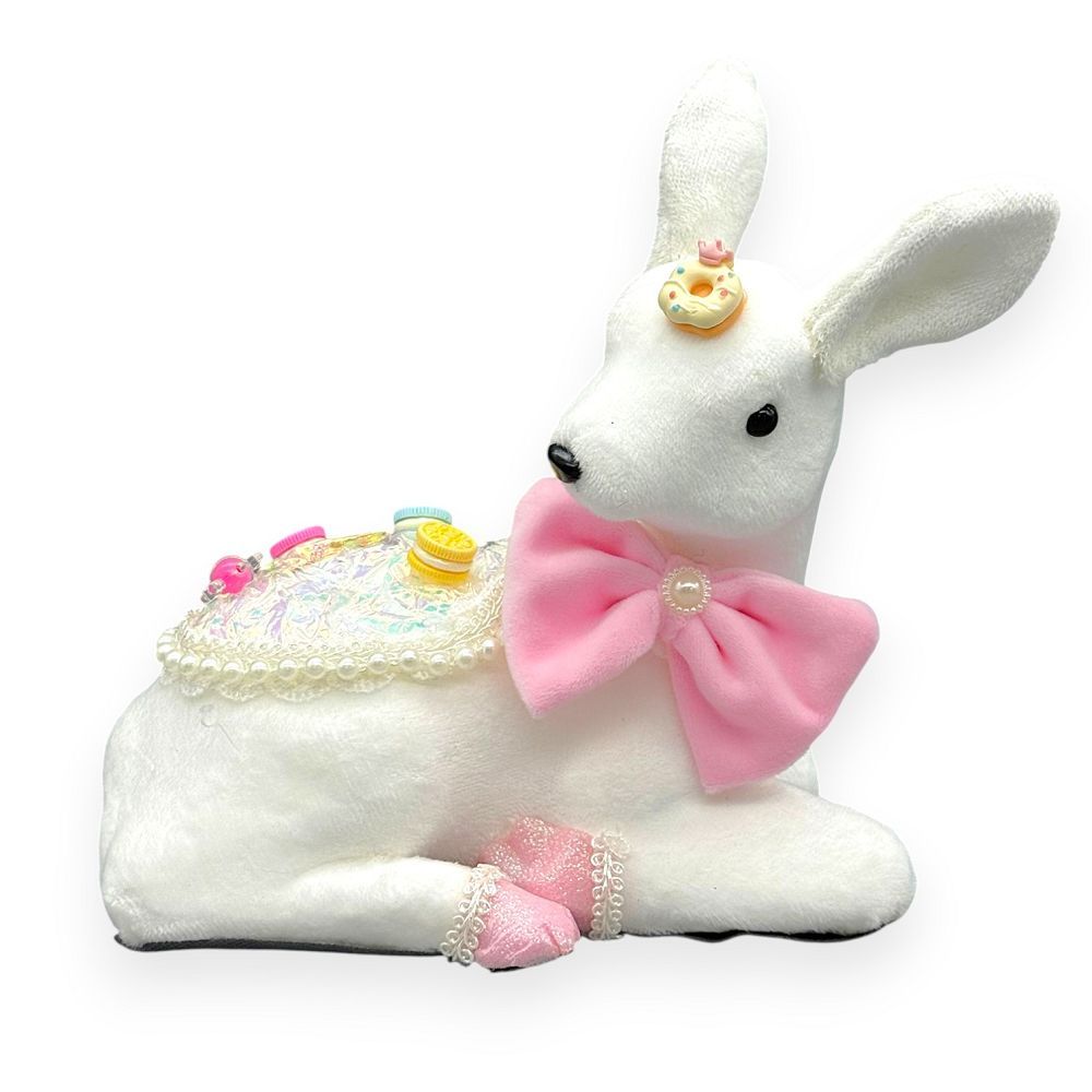 Pastel Candyland Sitting Deer 9"