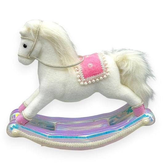 Rocking Horse with Pink Saddle