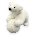 Polar Bear with Snowball 10"