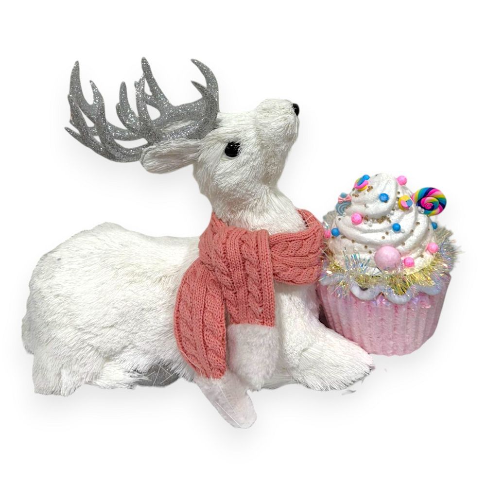 Reindeer with Cupcake 14"
