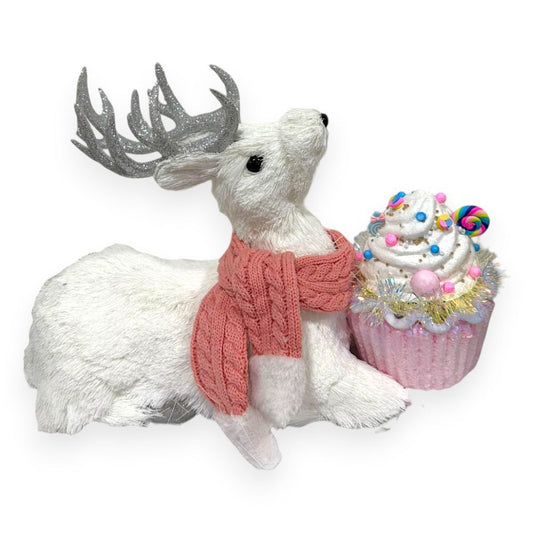 Reindeer with Cupcake 14"