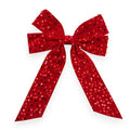 Sequin Velvet Bow 9"x10"