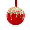 Red Velvet with Sprinkle Orn 4"