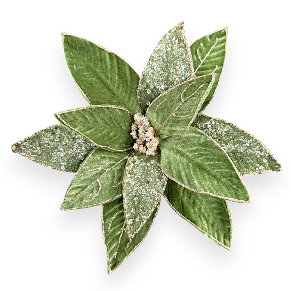 Glitter Poinsettia