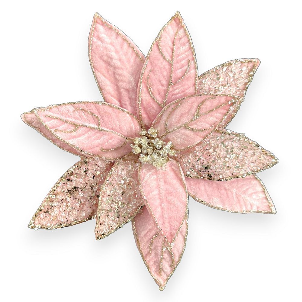 Glitter Poinsettia