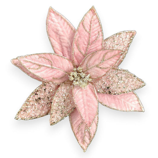 Glitter Poinsettia
