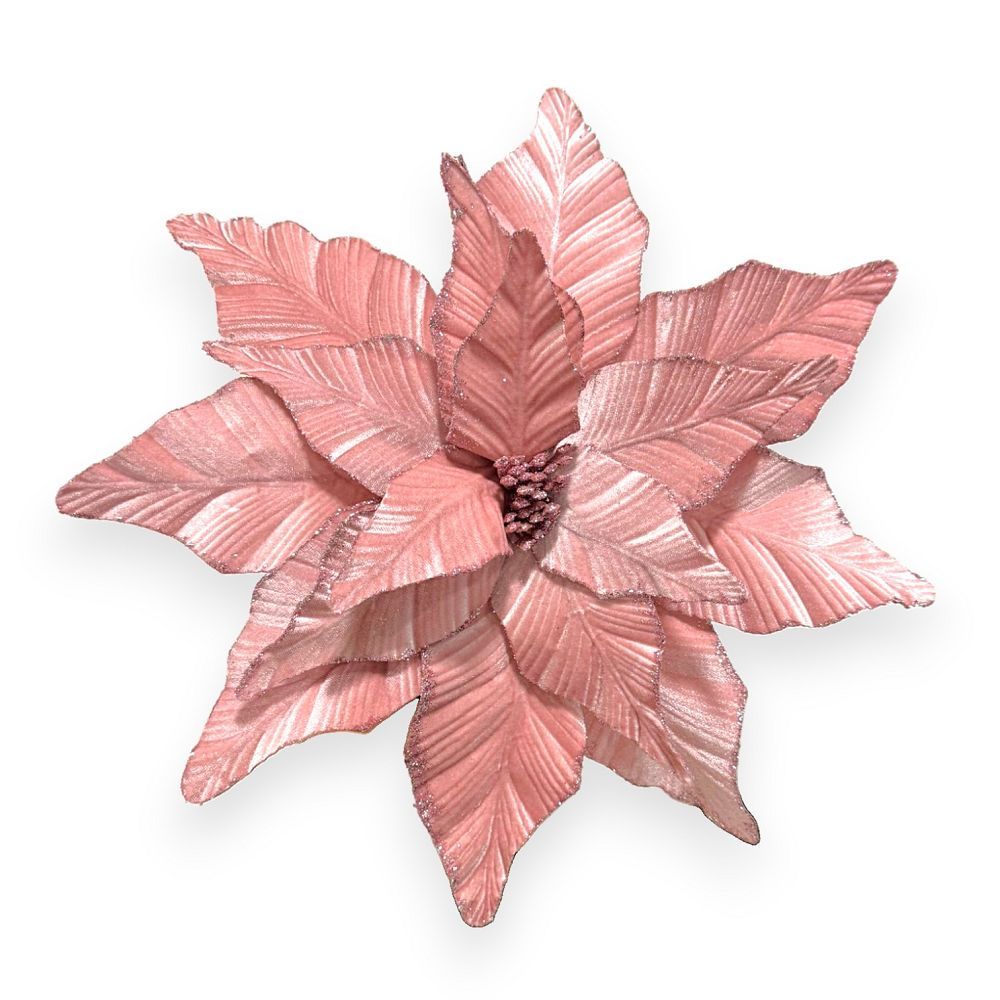 Velvet Poinsettia Stem