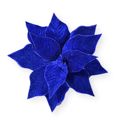 Velvet Glitter-Edge Poinsettia