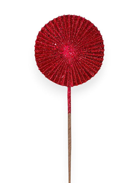 Glitter Fan Spray Stems 14"